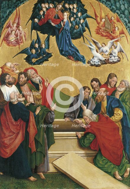 The Assumption of the Virgin. Artist: Koerbecke, Johann (ca. 1415-1491)