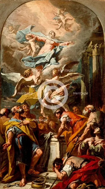 The Assumption of the Virgin, between c1734 and c1740. Creator: Gaspare Diziani.