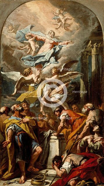The Assumption of the Virgin, between c1734 and c1740. Creator: Gaspare Diziani.