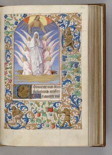 The Assumption of the Virgin (Book of Hours), 1450-1499. Artist: Fouquet, Jean (workshop)