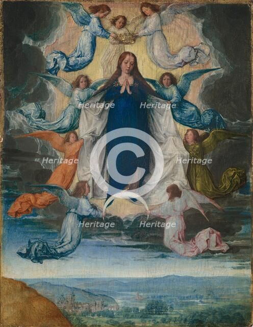 The Assumption of the Virgin, c. 1500. Creator: Michael Sittow.