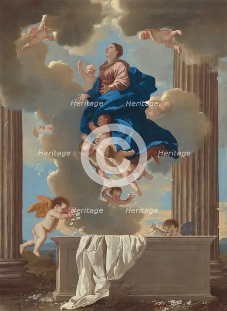The Assumption of the Virgin, c. 1630/1632. Creator: Nicolas Poussin.