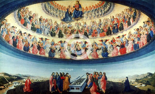 'The Assumption of the Virgin', c1475-1476. Artist: Francesco Botticini