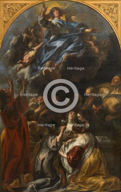 The Assumption of the Virgin, c1650-1654. Creator: Jacob Jordaens I.