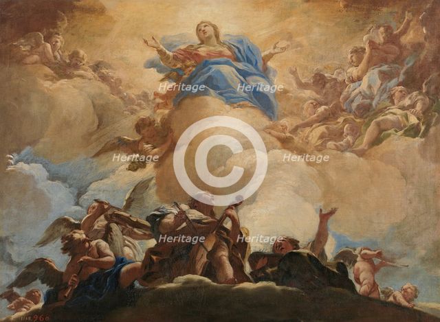 The Assumption of the Virgin, c1698. Creator: Luca Giordano.