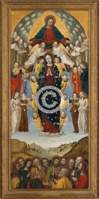 The Assumption of the Virgin. Creator: Ambrogio Bergognone.