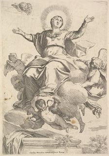 The Assumption of the Virgin. Creator: Carlo Maratti