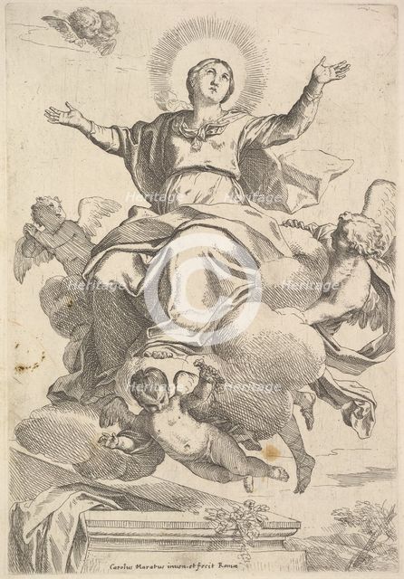The Assumption of the Virgin. Creator: Carlo Maratti.