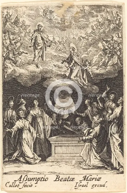 The Assumption of the Virgin, in or after 1630. Creator: Jacques Callot.