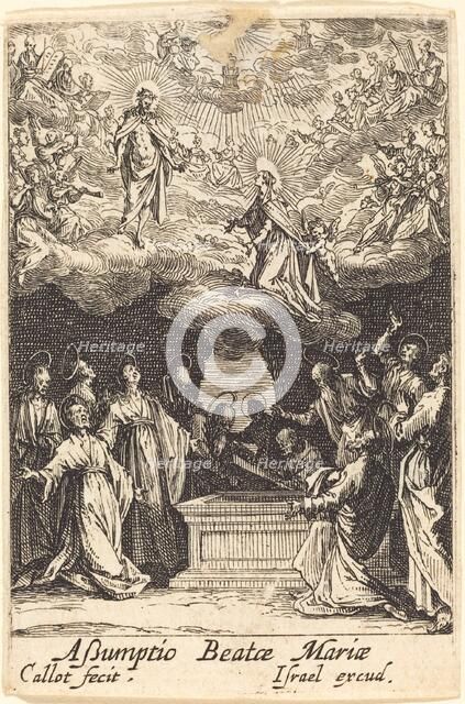 The Assumption of the Virgin, in or after 1630. Creator: Jacques Callot.