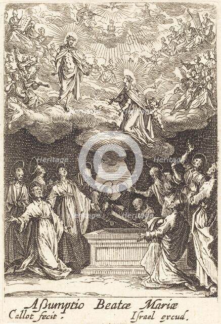 The Assumption of the Virgin, in or after 1630. Creator: Jacques Callot.