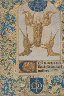 The Assumption of the Virgin; Leaf from a Book of Hours, early 1470s. Creator: Master of Morgan 366