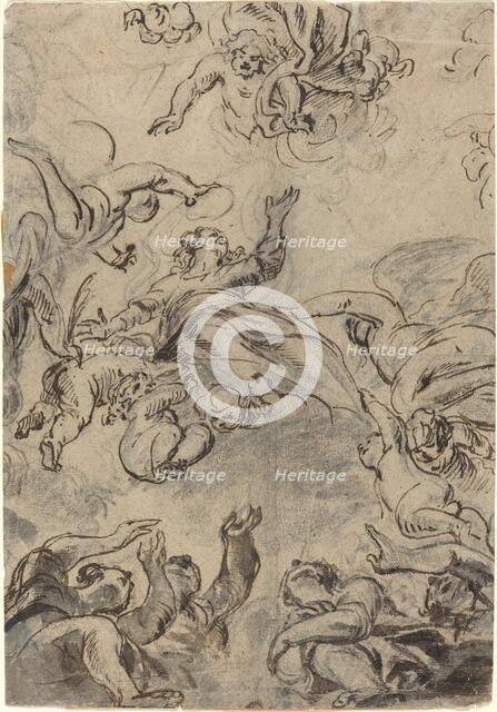 The Assumption of the Virgin, mid 17th century. Creator: Unknown.