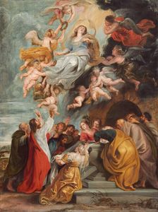 The Assumption of the Virgin, probably mid 1620s. Creator: Studio of Peter Paul Rubens