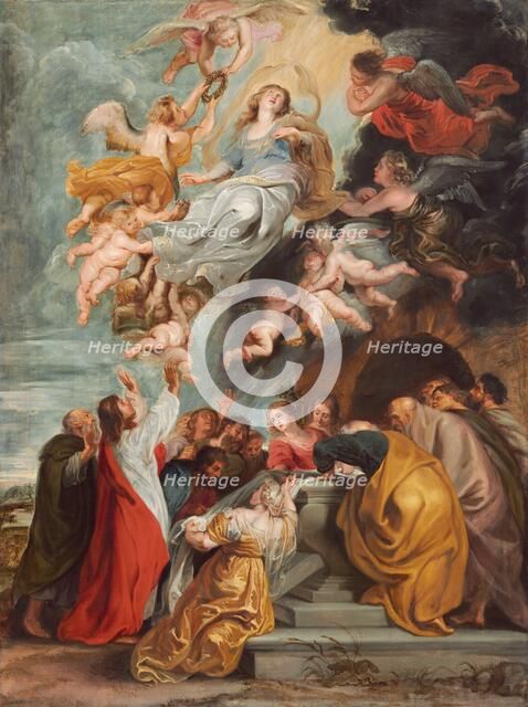 The Assumption of the Virgin, probably mid 1620s. Creator: Studio of Peter Paul Rubens.