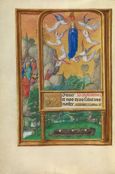 The Assumption of the Virgin; Spinola Hours, about 1510-1520. Creator: Master of James IV of Scotland