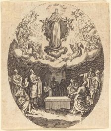 The Assumption with the Cherubin. Creator: Jacques Callot