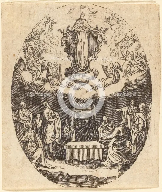 The Assumption with the Cherubin. Creator: Jacques Callot.
