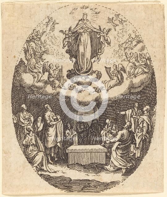 The Assumption with the Cherubin. Creator: Jacques Callot.
