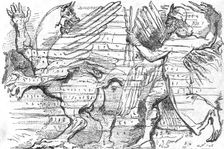 The Assyrian Hercules casting out the Evil Spirit, the Nineveh Court, Crystal Palace, Sydenham 18 Creator: Unknown