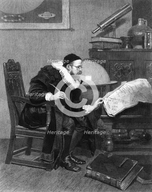 'The Astrologer', c19th century.Artist: J Demannez