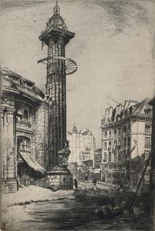 The Astrological Column of Catherine de Medici 1915. Artist: Herbert Hillier