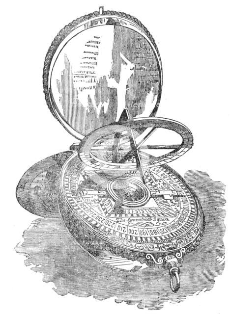 The Astrolabe of Sir Francis Drake, in Greenwich Hospital, 1856.  Creator: Unknown.