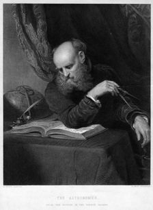 The Astronomer 19th century.Artist: R Bell
