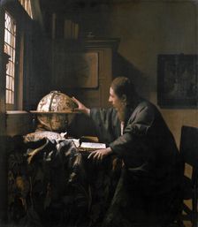 The Astronomer painting by Jan Vermeer, 1668. Artist: Werner Forman
