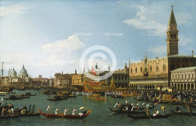 The Bucintoro, 1745. Creator: Canaletto.