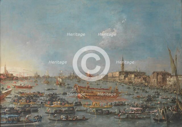 The Bucintoro Festival of Venice, 1780-1793. Creator: Francesco Guardi.