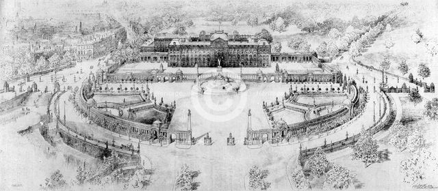 'The Buckingham Palace That is to Be', 1910. Artist: Unknown