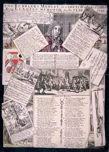 The Bubblers Medley, or a Sketch of the Times 1720. Artist: Anon