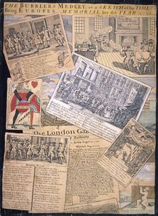 The Bubblers Medley, or a Sketch of the Times 1720. Artist: Anon