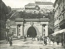 The Buda Castle Tunnel, Budapest, Austria-Hungary, 1895. Creator: Unknown