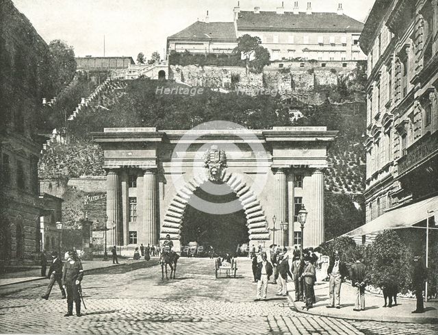 The Buda Castle Tunnel, Budapest, Austria-Hungary, 1895. Creator: Unknown.