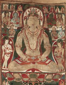 The Buddha Amitayus Attended by Bodhisattvas, 11th or early 12th century. Creator: Unknown