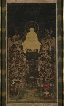 The Buddha Preaching the Perfection of Wisdom (Prajnaparamita) Sutra, 14th century. Creator: Unknown