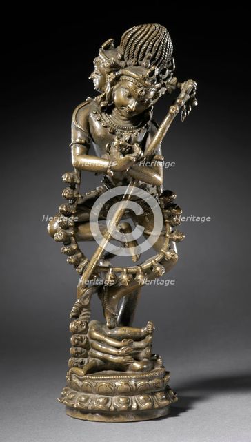 The Buddhist Deity Hevajra (image 1 of 2), c.late 11th-early 12th century. Creator: Unknown.
