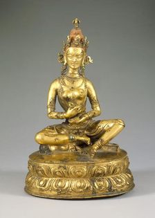 The Buddhist Goddess Nairatmya, 16th century. Creator: Unknown