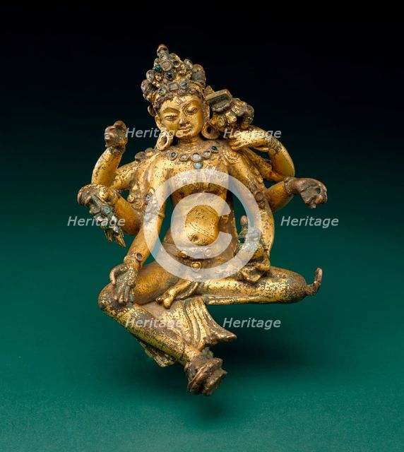 The Buddhist Goddess Vasudhara, 12th century. Creator: Unknown.