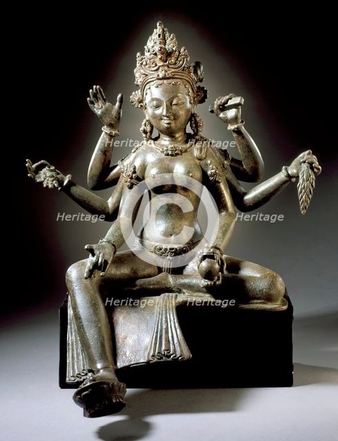 The Buddhist Goddess Vasudhara, c.late 12th-early 13th century. Creator: Unknown.