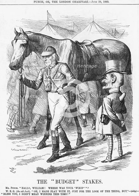 'The "Budget" Stakes', 1885. Creator: Joseph Swain.