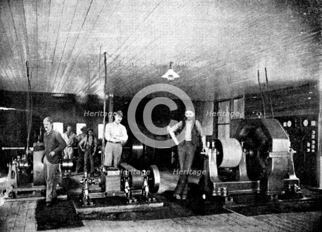 The Buffelsdoorn Mine: Dynamo-Room, 1895. Creator: A. Betton.