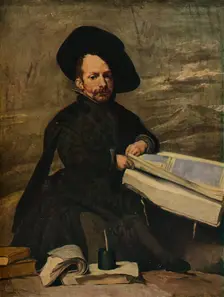The Buffoon with books c1644 (1939). Artist: Diego Velasquez