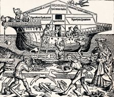 The Building of the Ark Superintended by Noah, (1493), 1903