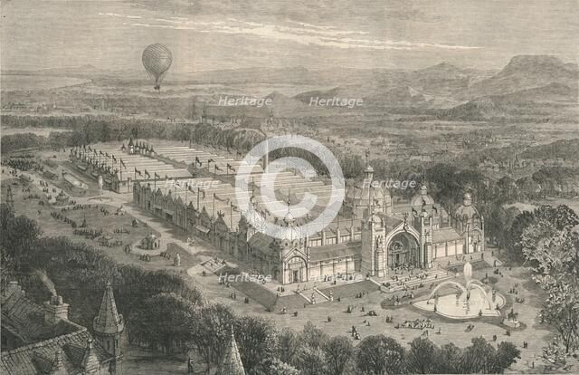 'The Building For The International Industrial Exhibition at Edinburgh', 1886. Creator: Unknown.