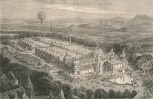 The Building For The International Industrial Exhibition at Edinburgh 1886. Creator: Unknown
