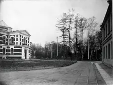 The buildings of the Chemistry Department (left) and the Physiology Department (right)..., 1904. Creator: Unknown
