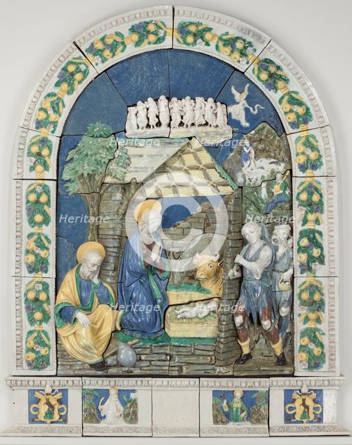 The Buonafede Nativity (image 1 of 2), c.1520. Creators: Benedetto Buglioni, Santi Buglioni.